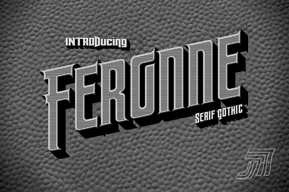 Jvne77-Feronne Serif Gothic ɸ (+Cyr) preview 7