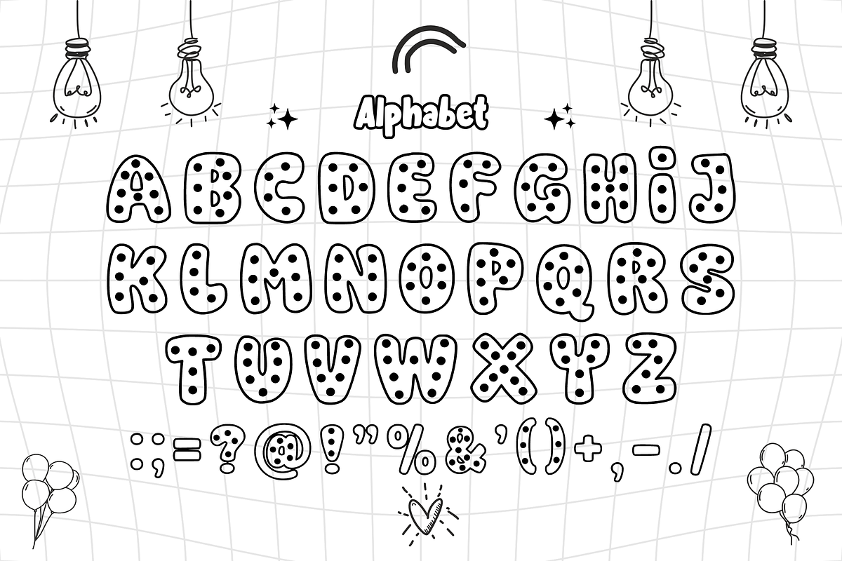 Creative Park - Decorative Font, a Font by KiddoGlyphs Studio (Photo 4 of 5)