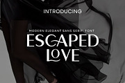 Escaped Love Sans Serif Font, a Sans Serif Font by Sparkle & Speckle (Thumbnail 1 of 8)