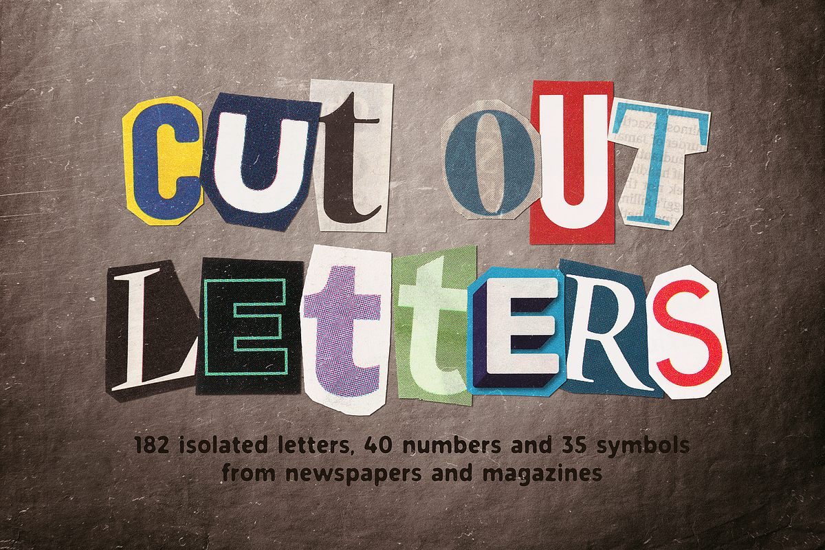 Cut Out Letters with Scene Creator, an Object Graphic by Mint Pixels (Photo 1 of 7)