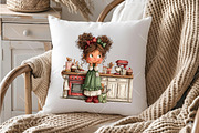 Whimsical Girl PNG Clipart Bundle, a Seasonal Illustration by OK Design (Thumbnail 4 of 6)