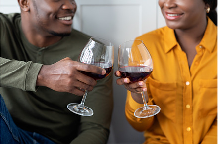 Toast For Us. Closeup Of Black, a Person Photo by Prostock-Studio