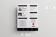 3 Page Media Kit Template, a Stationery Template by Blogger Kit Co. (Thumbnail 5 of 7)