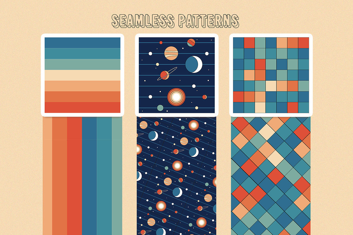 Space Chronicles Branding Collection, a Pattern Graphic by Polar Vectors (Photo 9 of 22)