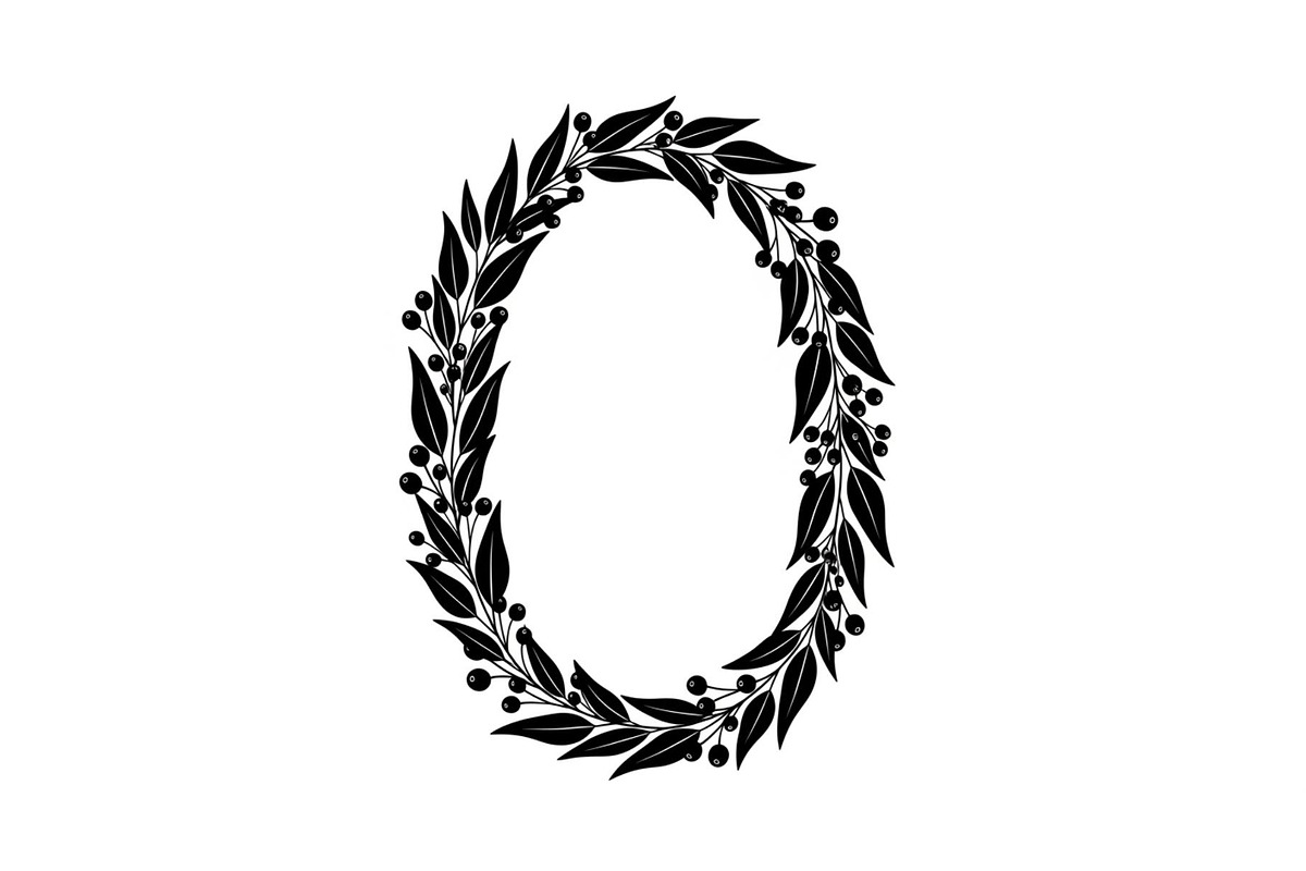 Floral Oval Wreath SVG Bundle, an Illustration by yasushie (Photo 6 of 31)
