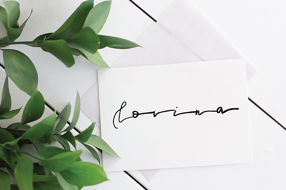 lovina font preview 6