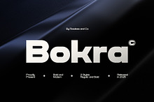 Bokra - Bold Modern Sans Serif Font