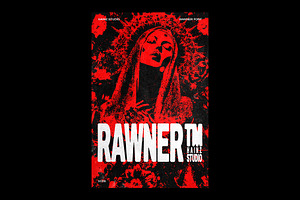 Rawner - Condensed Display Font