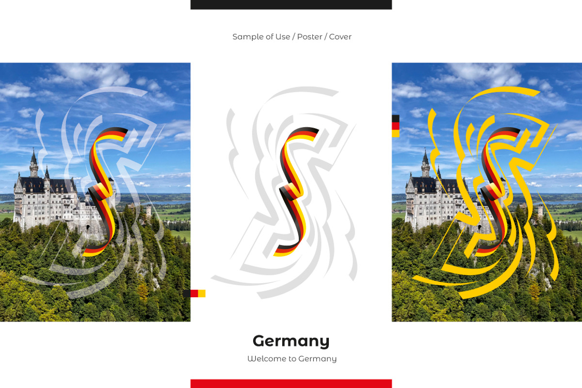 Germany flag ribbon vector, a Templates & Theme by Simbos (Photo 3 of 9)