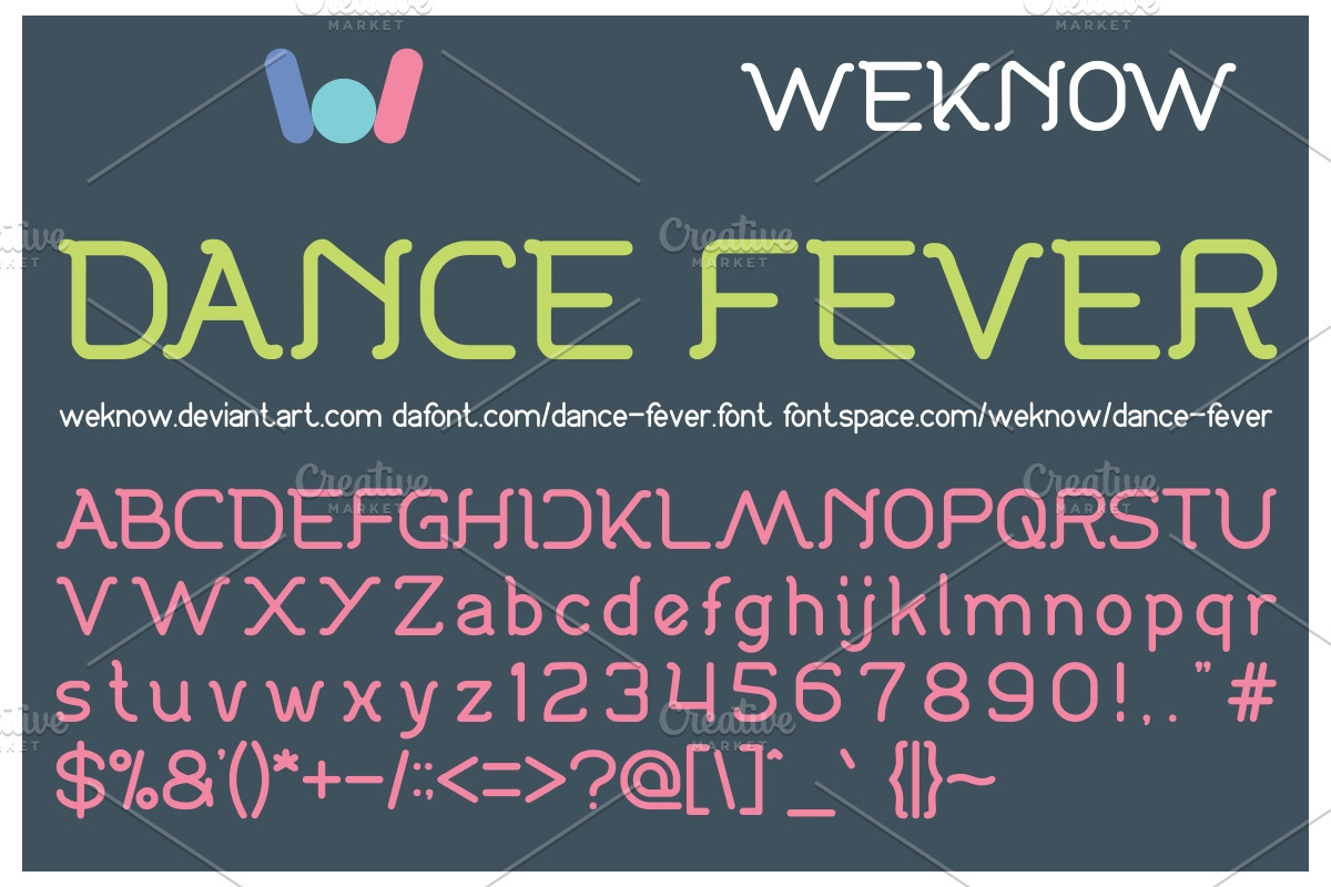 dance fever font