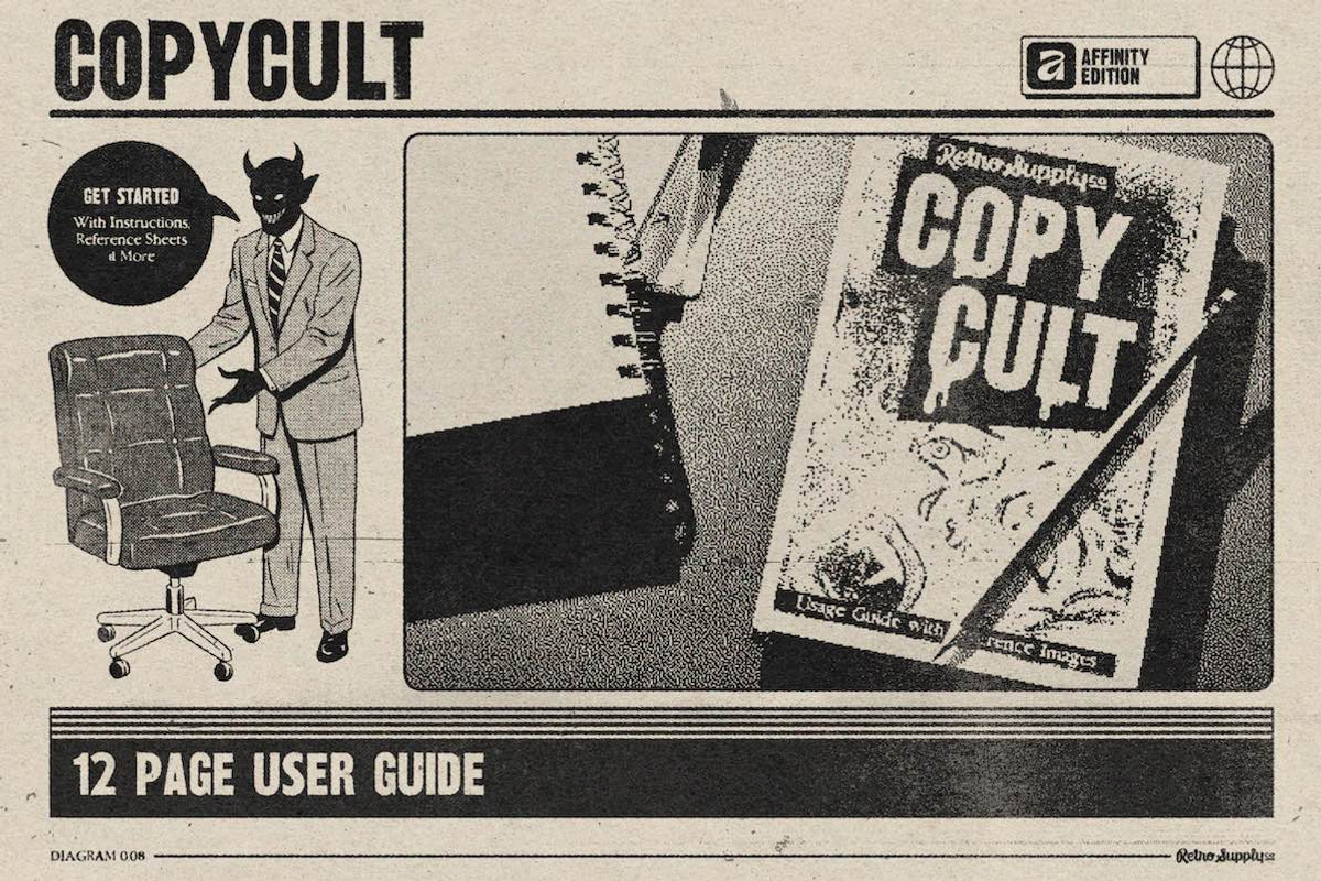 CopyCult for Affinity, a Brush Add-On by RetroSupply Co. (Photo 11 of 12)