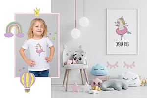 Rainbow Unicorn Clipart And Patterns