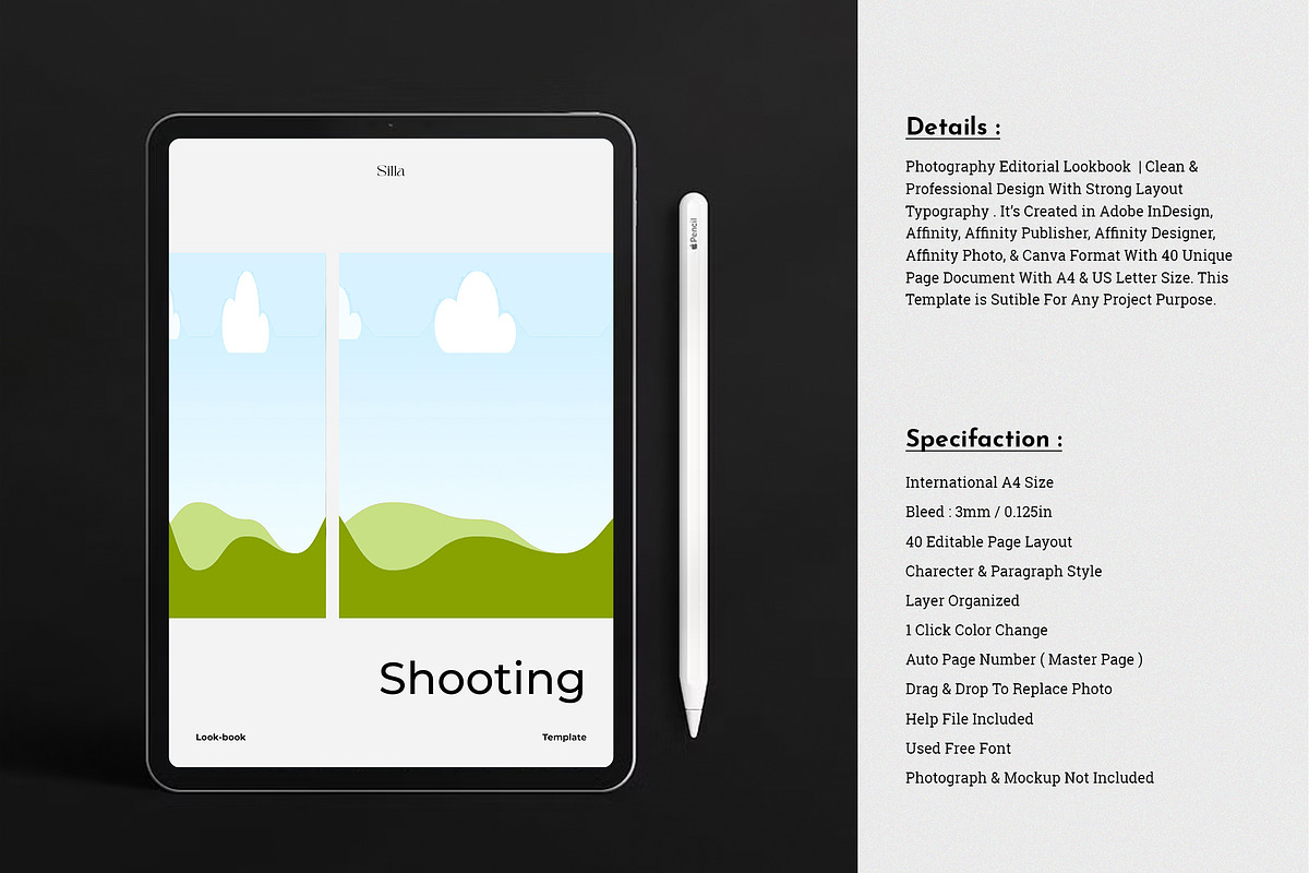 Lookbook - Photography Portfolio, a Brochure Template by TemplateFolio-Shop (Photo 3 of 20)