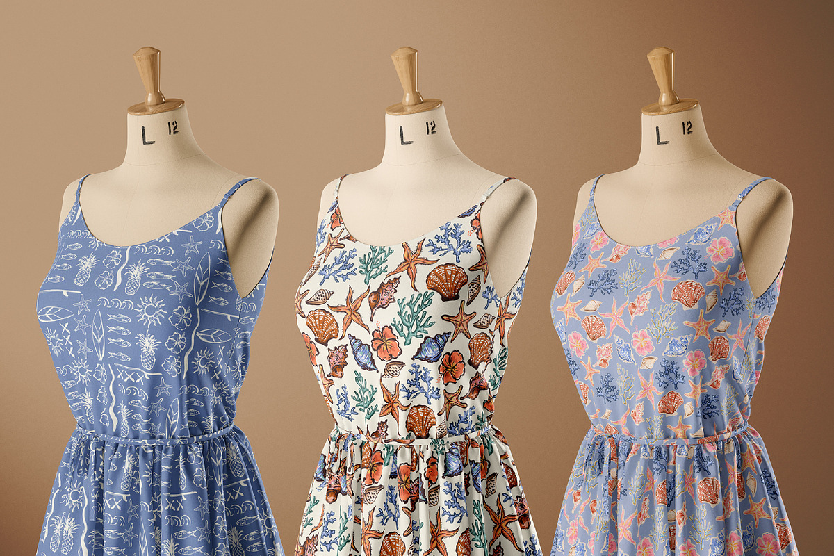 Nostalgic Coastal, a Pattern Graphic by MSNTY STUDIOX (Photo 23 of 36)