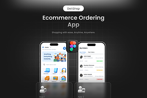 2 Apps | eCommerce App | DeliShop, an UI Kit Template by Opus LabWorks