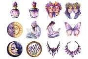 Gemini Season Clipart, an Illustration by Design Market (Thumbnail 3 of 4)