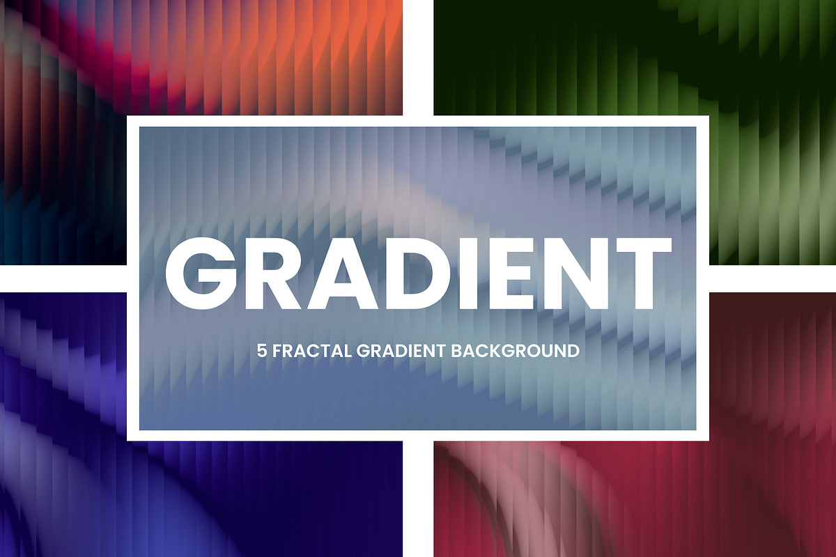 Background Fractal Glass Gradients, a Social Media Template by Loin Studio (Photo 1 of 2)