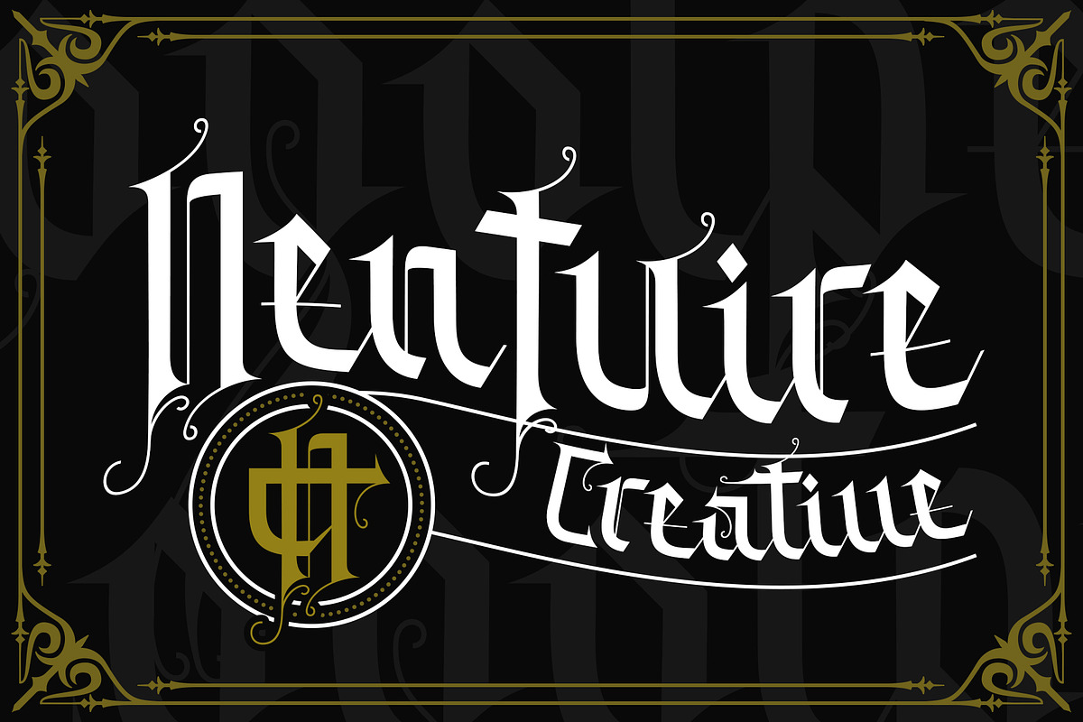 Alitun Incanor, a Blackletter Font by Propertype (Photo 5 of 10)