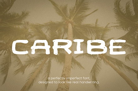 Caribe Handwritten Font + Free Goods, a Font by mpllano14