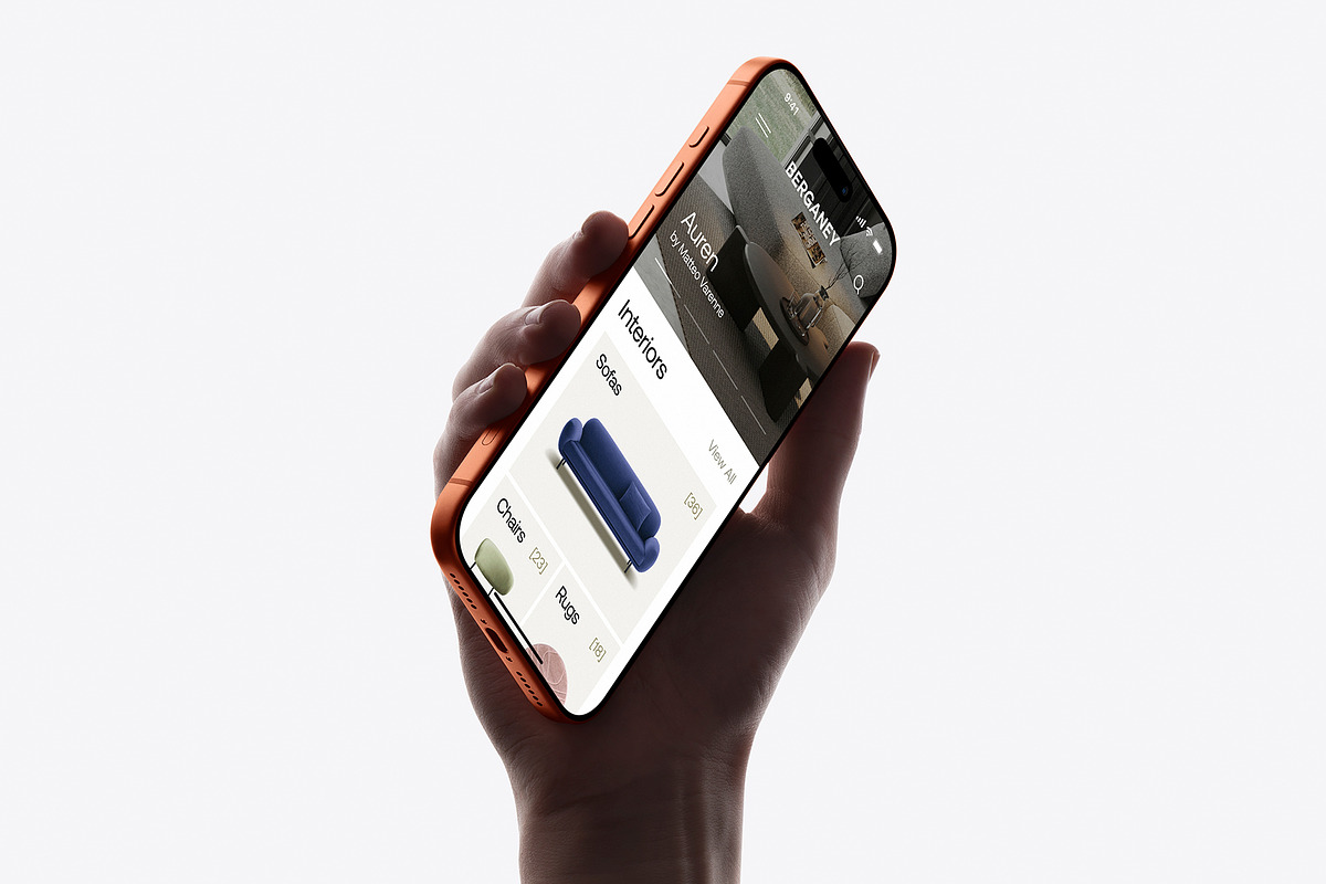 24 iPhone 17 Pro in Hand Mockups, an iPhone Mockup by Asylab (Photo 52 of 107)