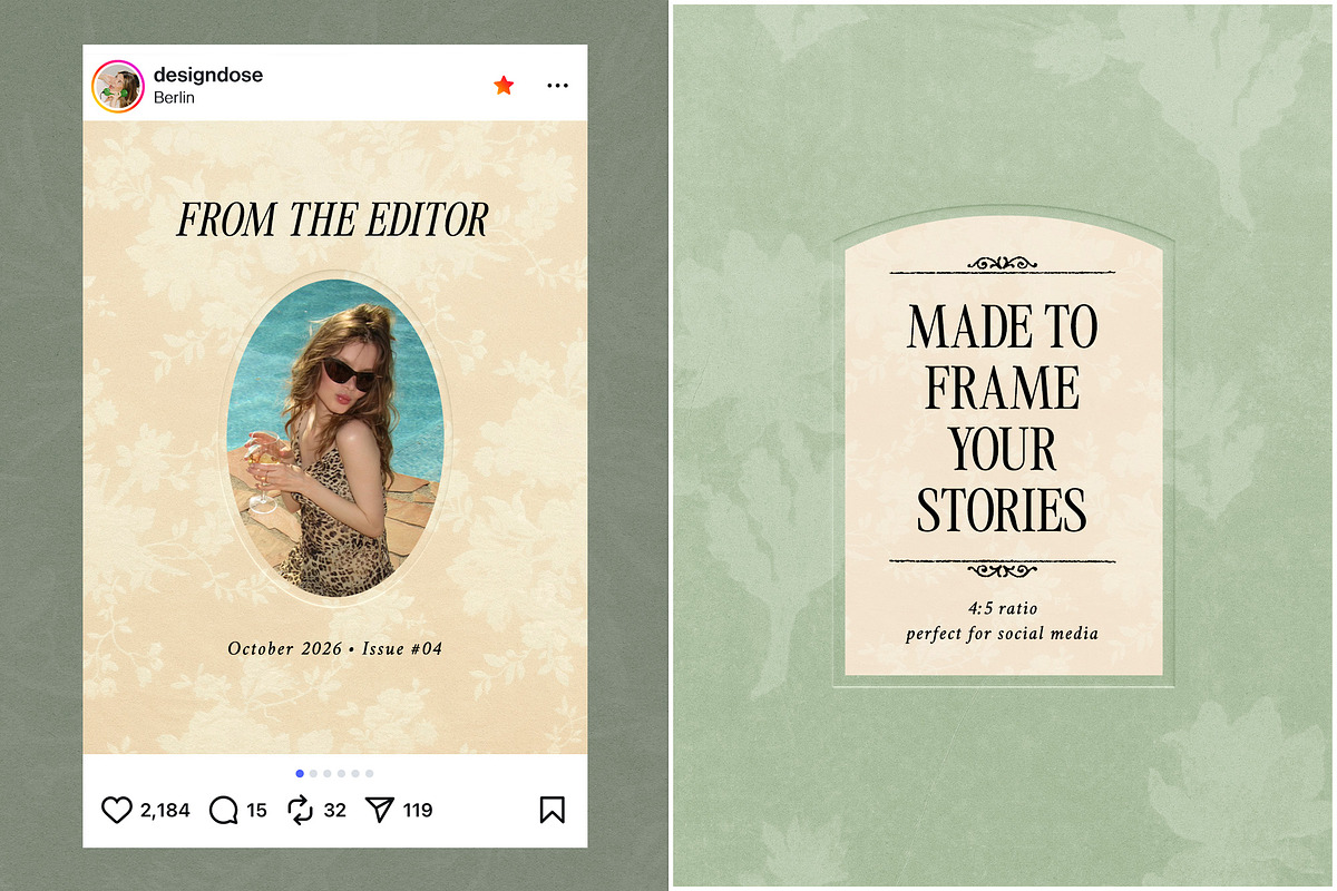 Parlour: Vintage Paper Frames, an Object Graphic by Dina Mae (Photo 8 of 11)