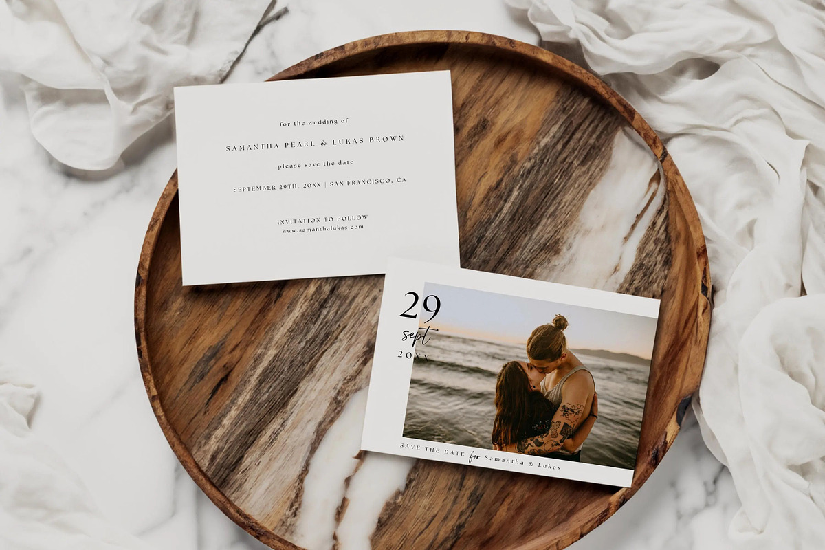 Simple Elegant Chic Photo Wedding, an Invitation Template by LucaTheme (Photo 4 of 6)