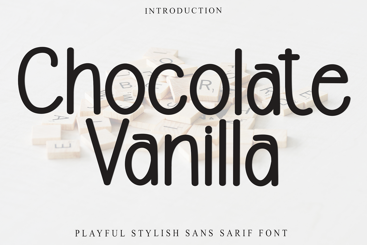 Chocolate Vanilla, a Serif Font by FreshTypeINK (Photo 1 of 8)