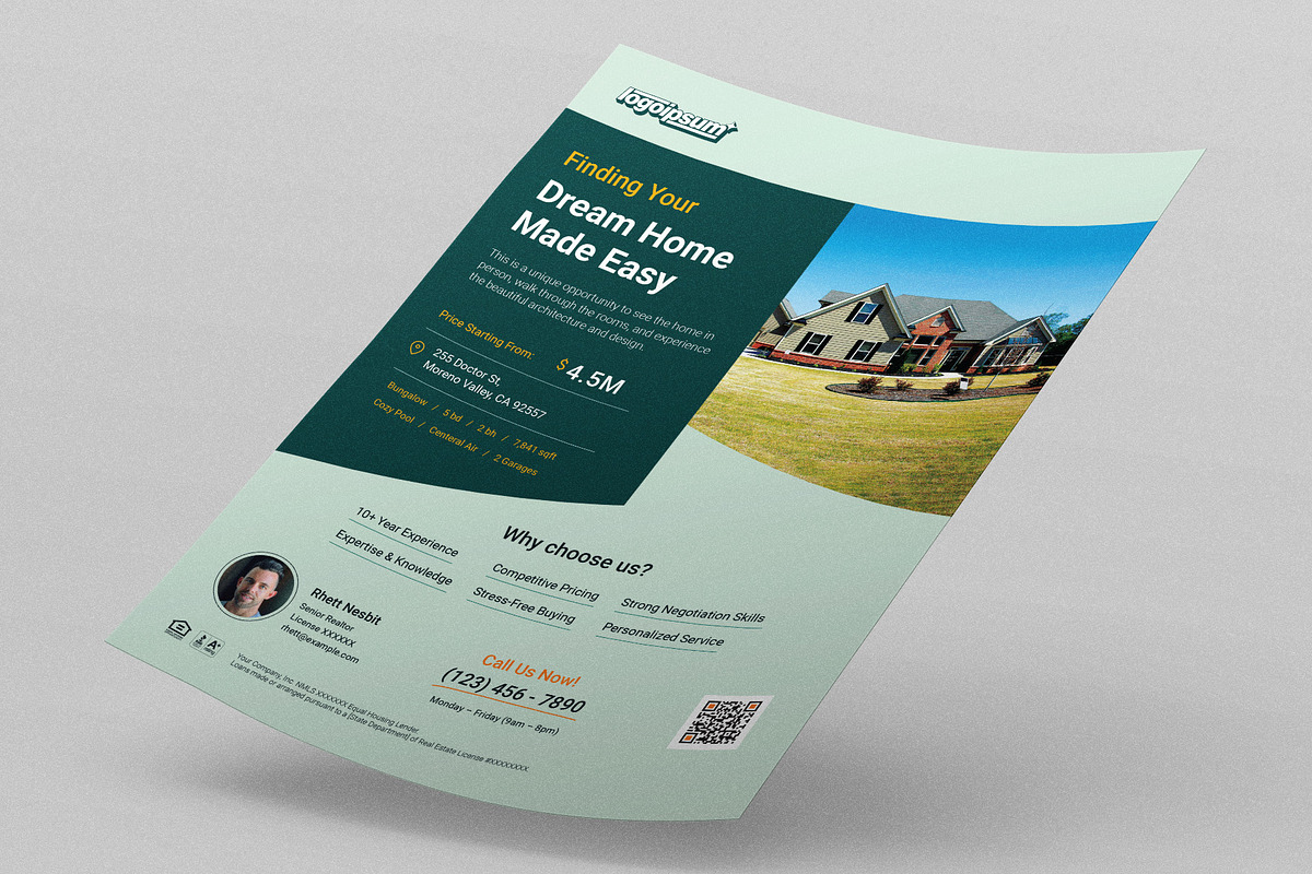 Real Estate Flyer Templates, a Flyer Template by PixelGaze (Photo 6 of 13)