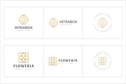 300 Geometric Premade Logo Bundle, a Branding & Logo Template by XpertgraphicD (Thumbnail 56 of 63)