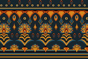 Art Deco and Nouveau Floral Border T, a Pattern Graphic by Sharon Schwalbe (Thumbnail 2 of 2)