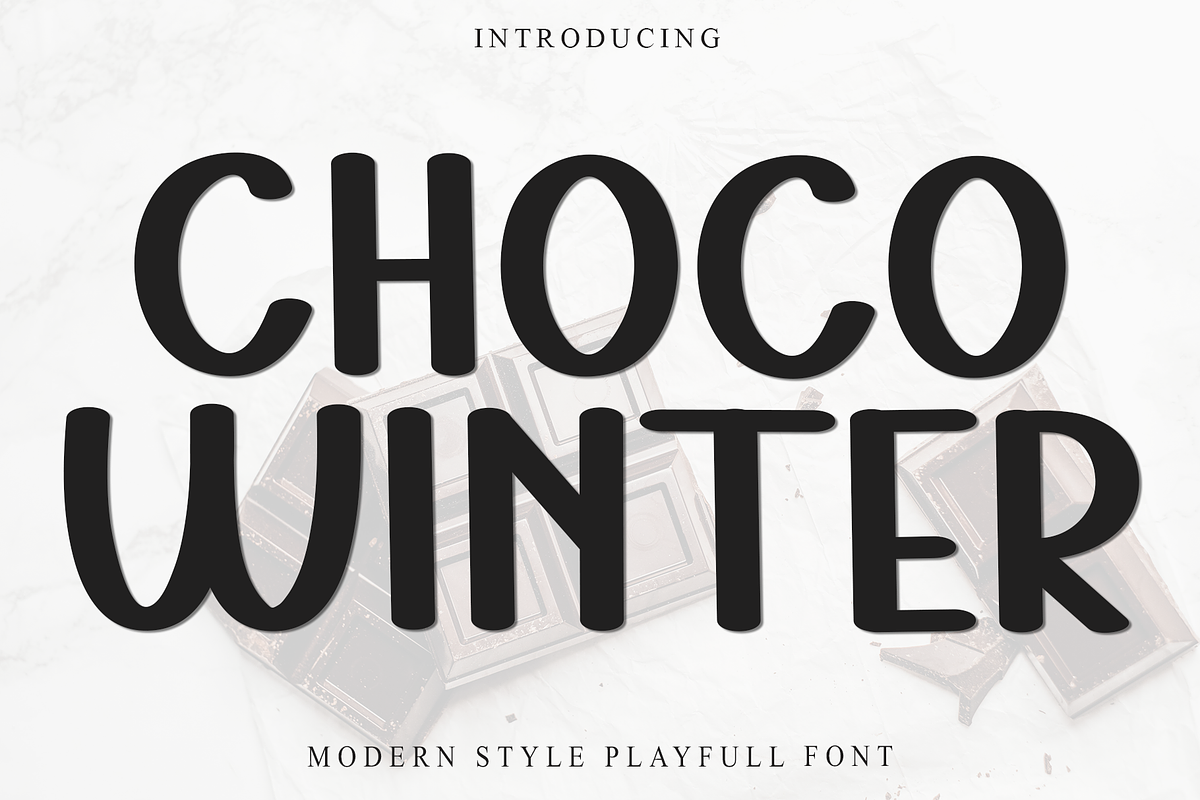 Choco Winter, a Script Font by FreshTypeINK (Photo 1 of 8)