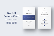 Baseball Style - Business cards, a Business Card Template by Ctrl space studio (Thumbnail 1 of 9)