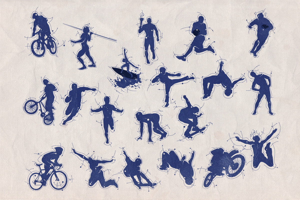 Silhouette shapes - Sport, a Person Illustration by JumboDesign (Photo 2 of 5)