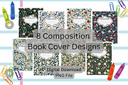 Flowers Composition Book Digital, a Pattern Graphic by SmallTownDigital (Thumbnail 1 of 3)
