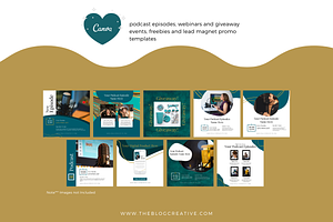 Insta Engagement Post Template Canva