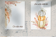 Fall Pumpkin, Corn and Pampas Grass, a Food Illustration by TanyaOak (Thumbnail 9 of 10)