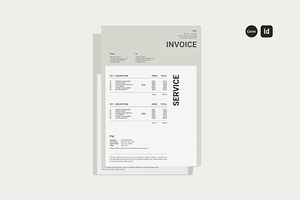 Invoice Template, a Stationery Template by Creatiya Type