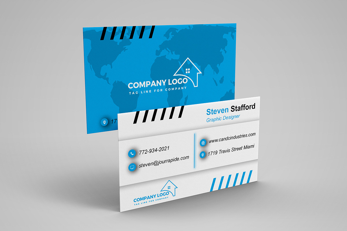 Creative Business Card PSD preview 3