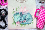 Watercolor Garden Fairies Floral, an Illustration by CreationArt (Thumbnail 5 of 9)