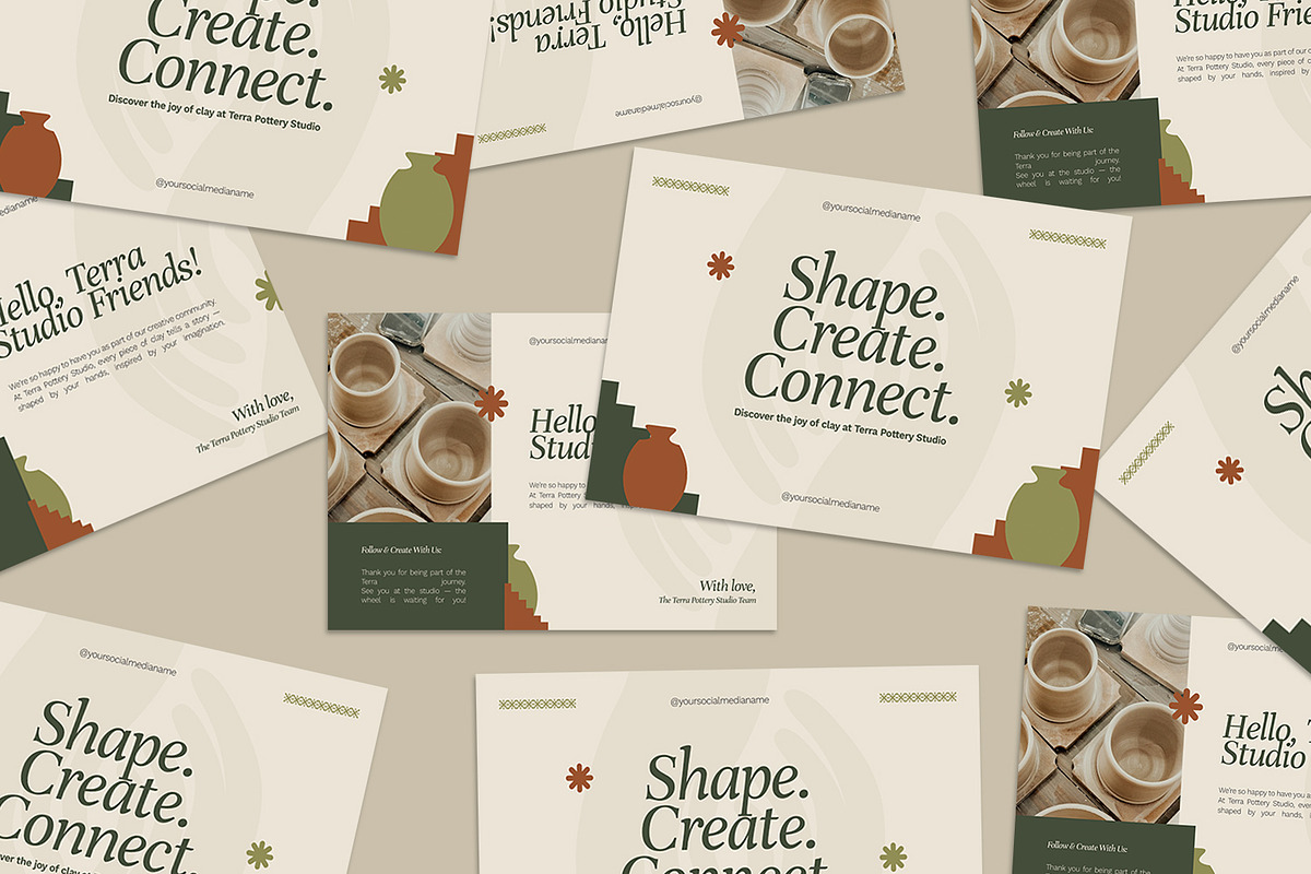 Terra Studio - Postcard, a Card Template by Fannan Studio (Photo 3 of 3)