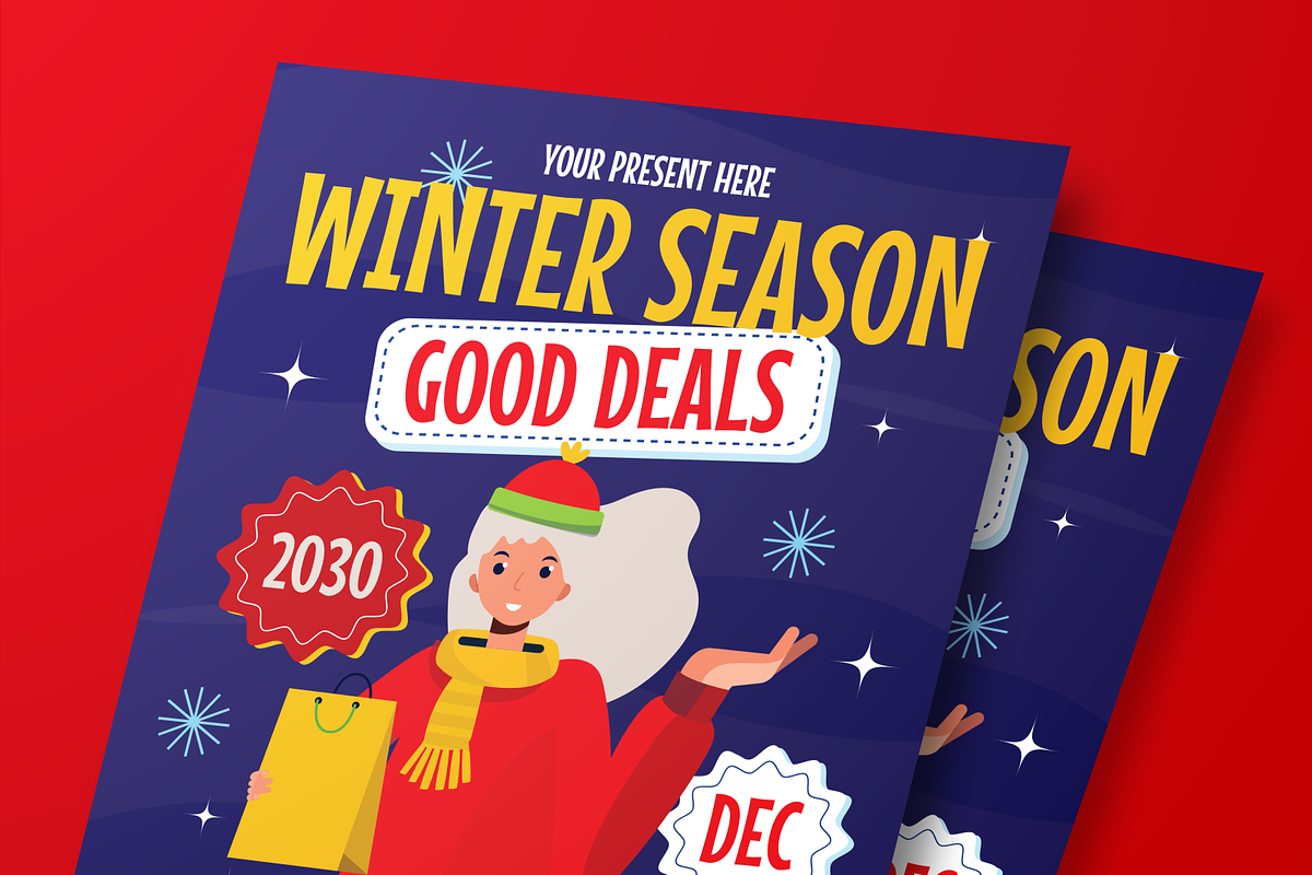 Winter Season Good Deals Flyer Set, a Flyer Template by Annora Studio (Photo 2 of 6)
