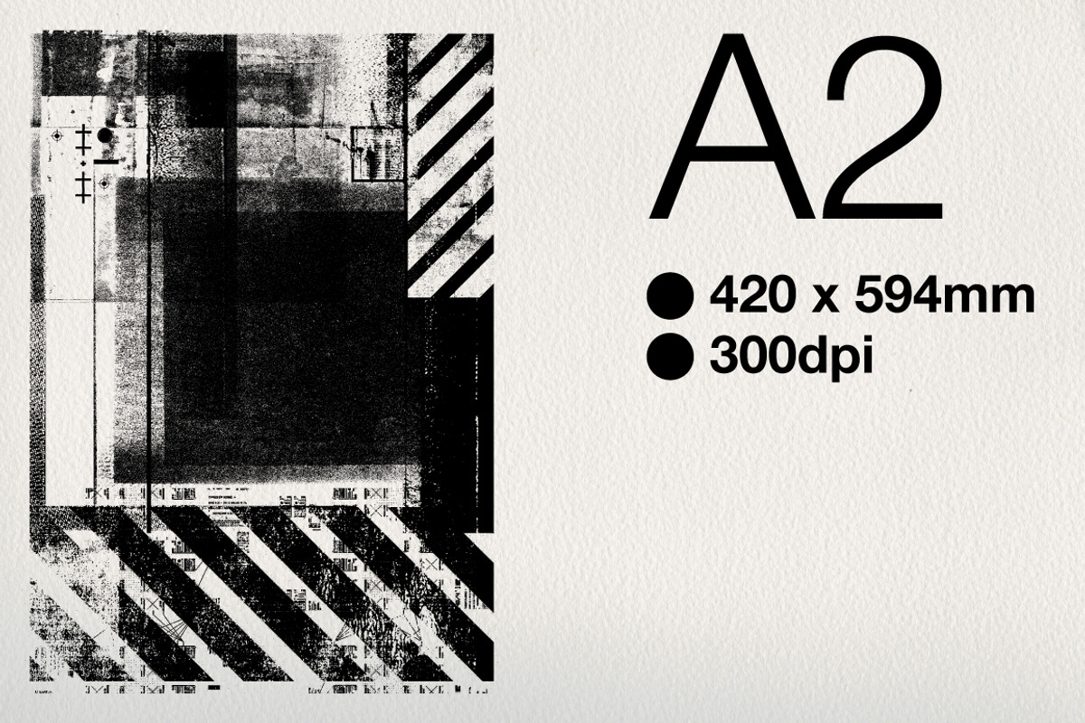 Abstract Digital Collage Textures 02, a Texture Graphic by Offset (Photo 9 of 14)