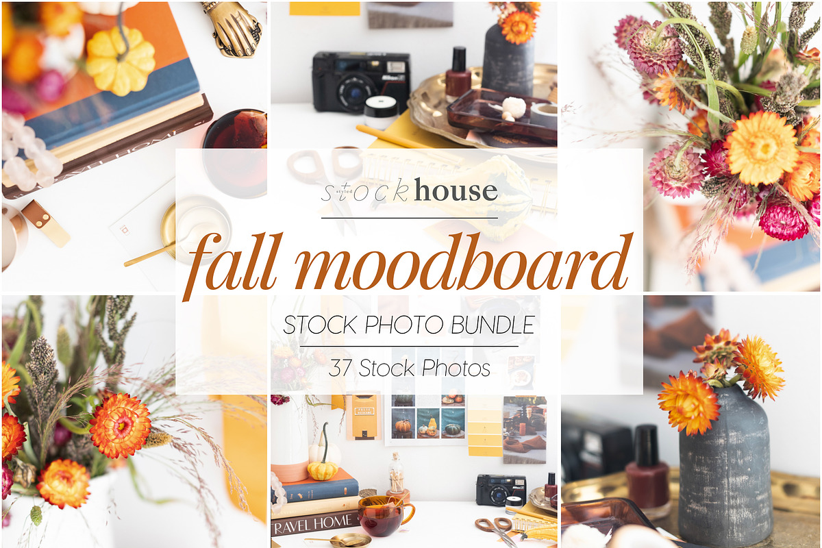 Fall Moodboard Stock Photo Bundle, a Pens & Pencil Mockup by Styled Stock House (Photo 1 of 4)