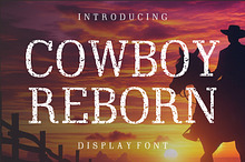 Cowboy Reborn - Western Vintage Font