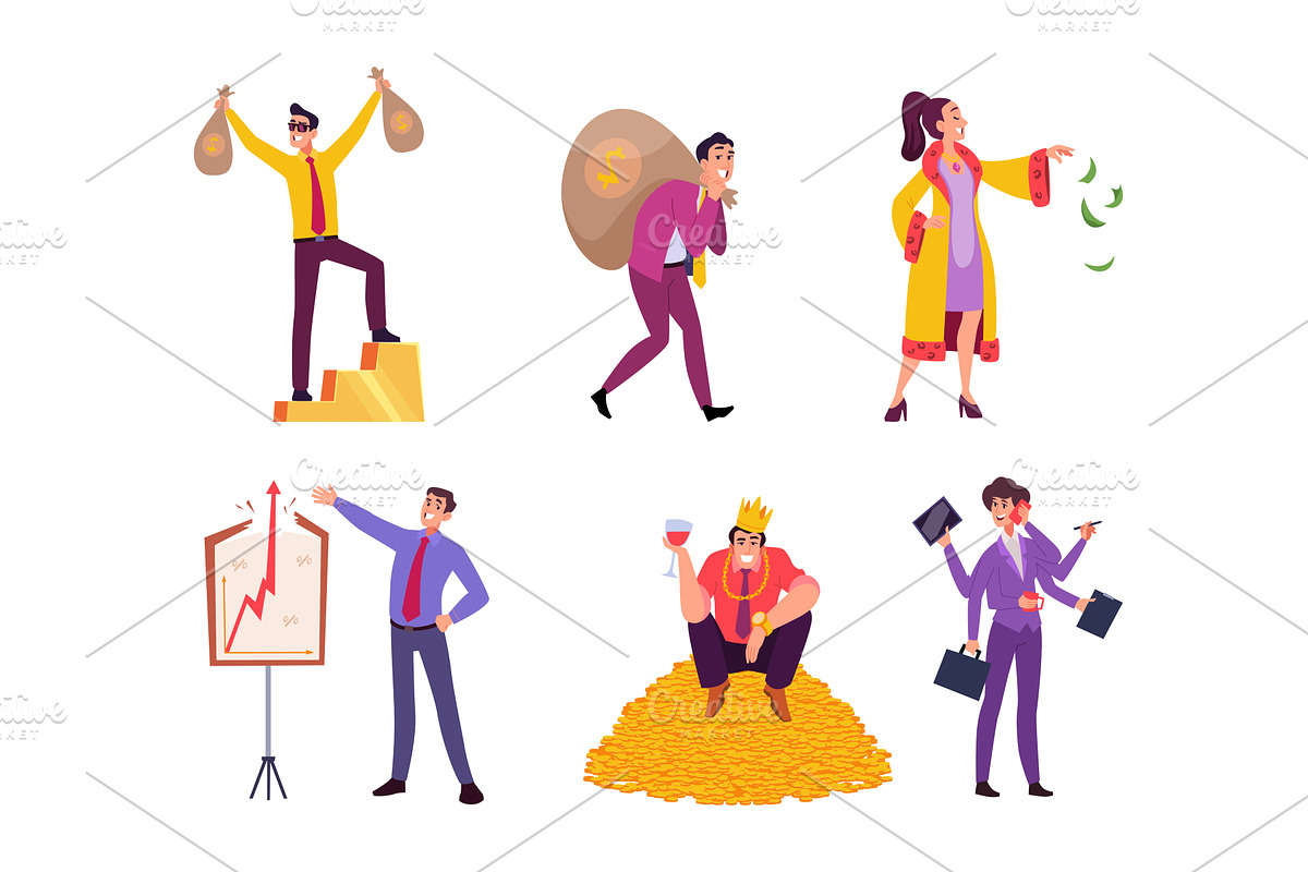 Business. Success investment money, a Finance Illustration by Onyx