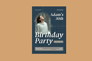 Elegant Birthday Party Invitation, a Card Template by Neermana (Thumbnail 4 of 4)