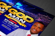 God in a Man Church Flyer Template, a Social Media Template by church flyer templates (Thumbnail 2 of 8)