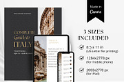 Italy Travel Itinerary Template, a Magazine Template by Pulsecolor (Thumbnail 2 of 9)