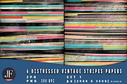 Distressed Vintage Stripes Papers 1, a Background Graphic by Joaquin Fernandez Studio (Thumbnail 4 of 4)