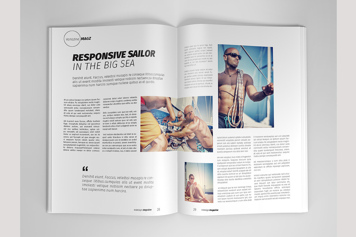 Freshmagz Magazine Template, a Magazine Template by DesignCorner (Photo 4 of 4)